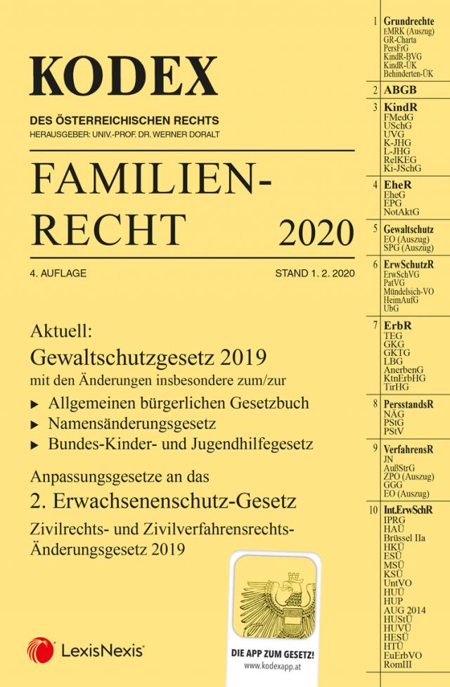 KODEX Familienrecht 2020