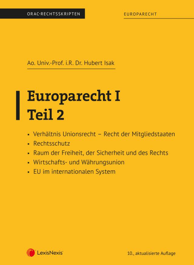 Europarecht I – Teil 2