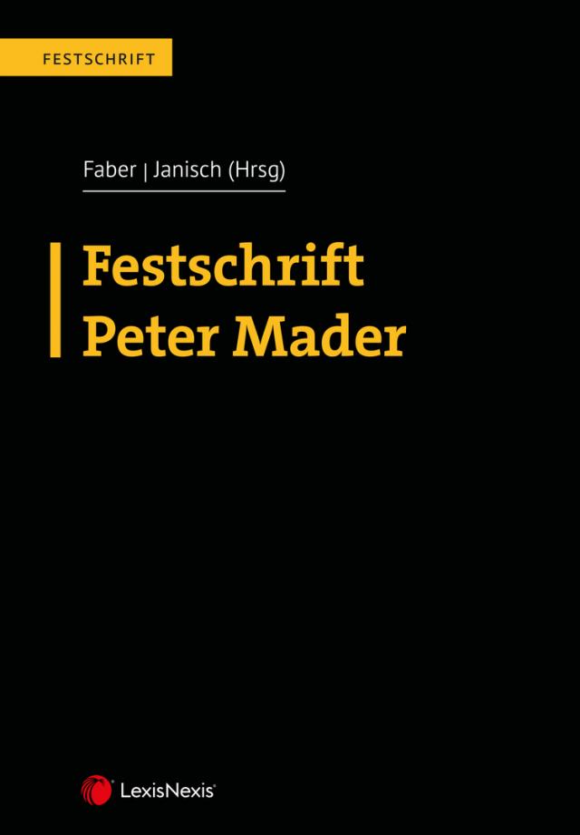 Festschrift Peter Mader