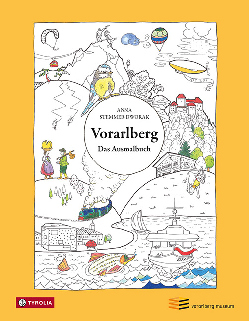 Vorarlberg. Das Ausmalbuch
