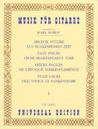 Leichte Stücke aus Shakespeares Zeit. Vol.1