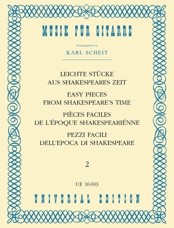 Leichte Stücke aus Shakespeares Zeit. Bd.2