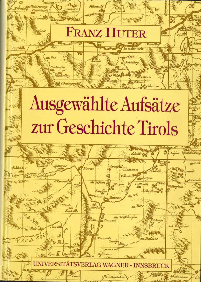Aufsätze zur Geschichte Tirols