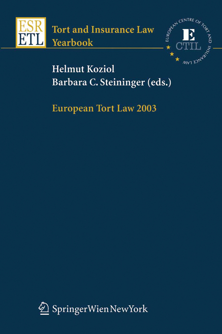 European Tort Law 2003