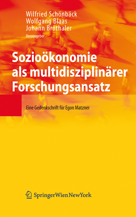 Sozioökonomie als multidisziplinärer Forschungsansatz