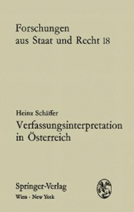 Verfassungsinterpretation in Österreich