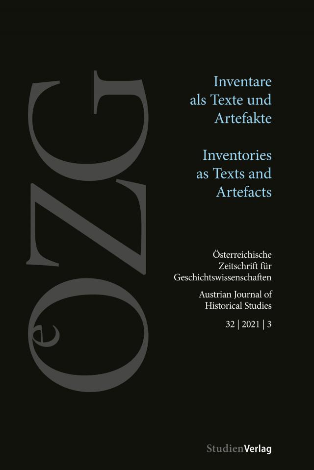 Österreichische Zeitschrift für Geschichtswissenschaften 32/3/2021