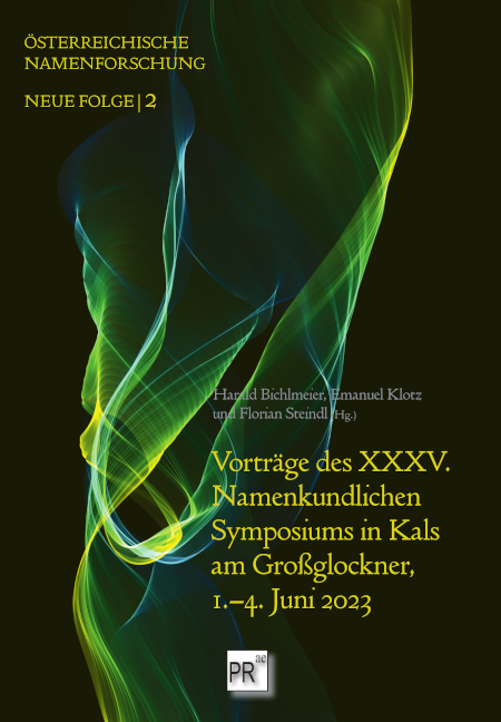 Vorträge des XXXV. Namenkundlichen Symposiums in Kals am Großglockner, 1.–4. Juni 2023