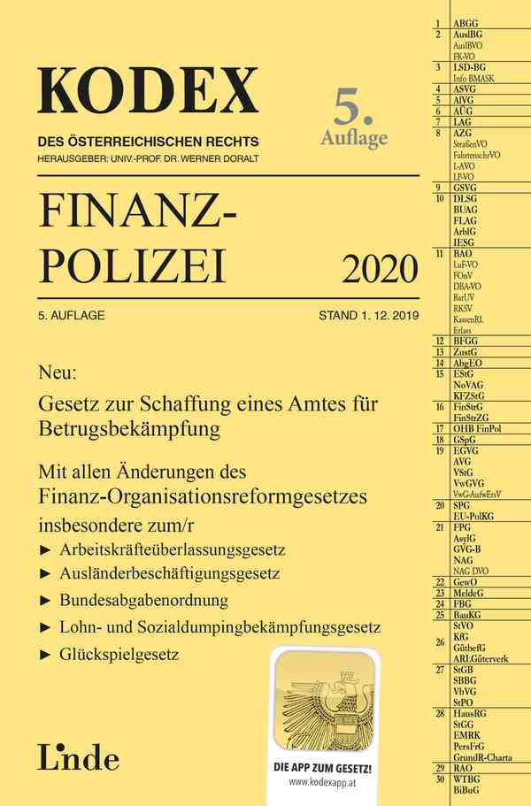 KODEX Finanzpolizei 2020