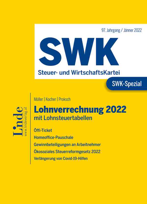 SWK-Spezial Lohnverrechnung 2022