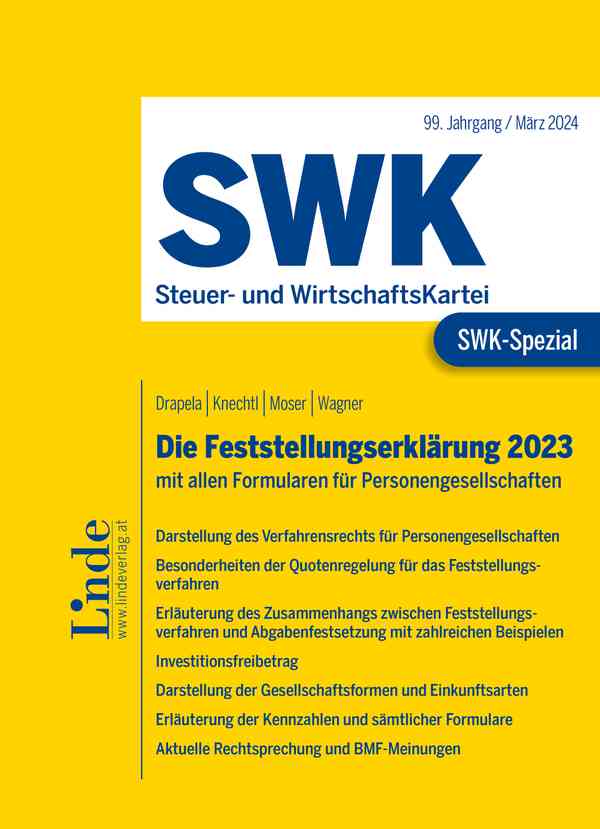 SWK-Spezial Die Feststellungserklärung 2023