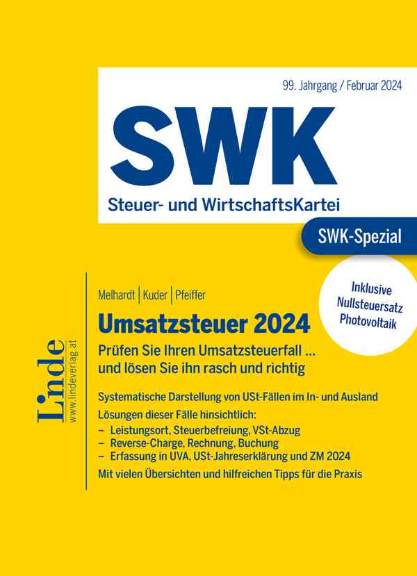 SWK-Spezial Umsatzsteuer 2024