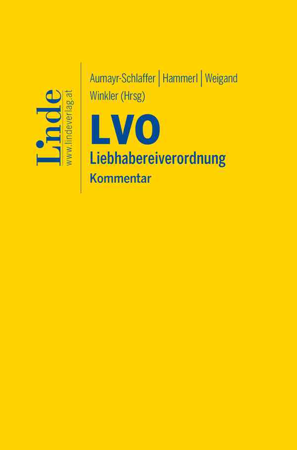 LVO | Liebhabereiverordnung