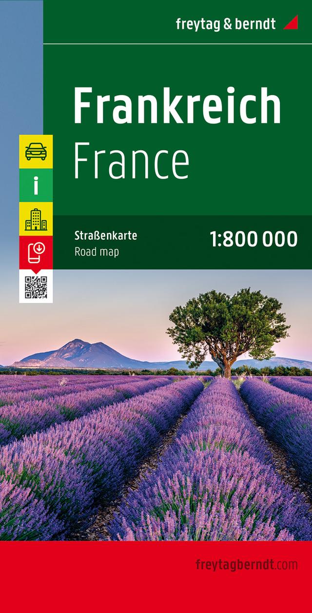 Frankreich, Autokarte 1:800.000