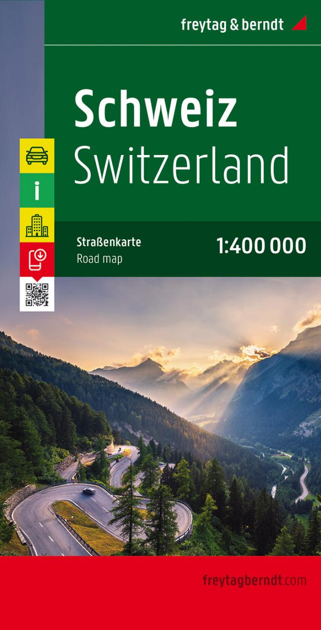 Schweiz, Autokarte 1:400.000