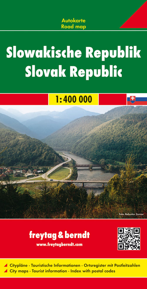Slowakische Republik, Autokarte 1:400.000