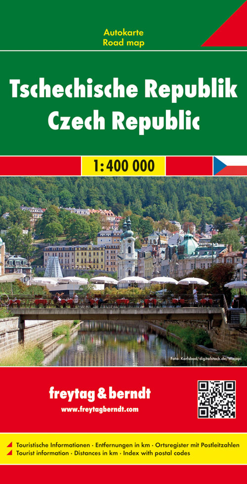 Tschechische Republik, Autokarte 1:400.000