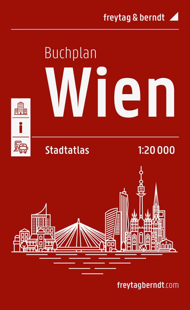Wien, Buchplan 1:20.000, freytag & berndt