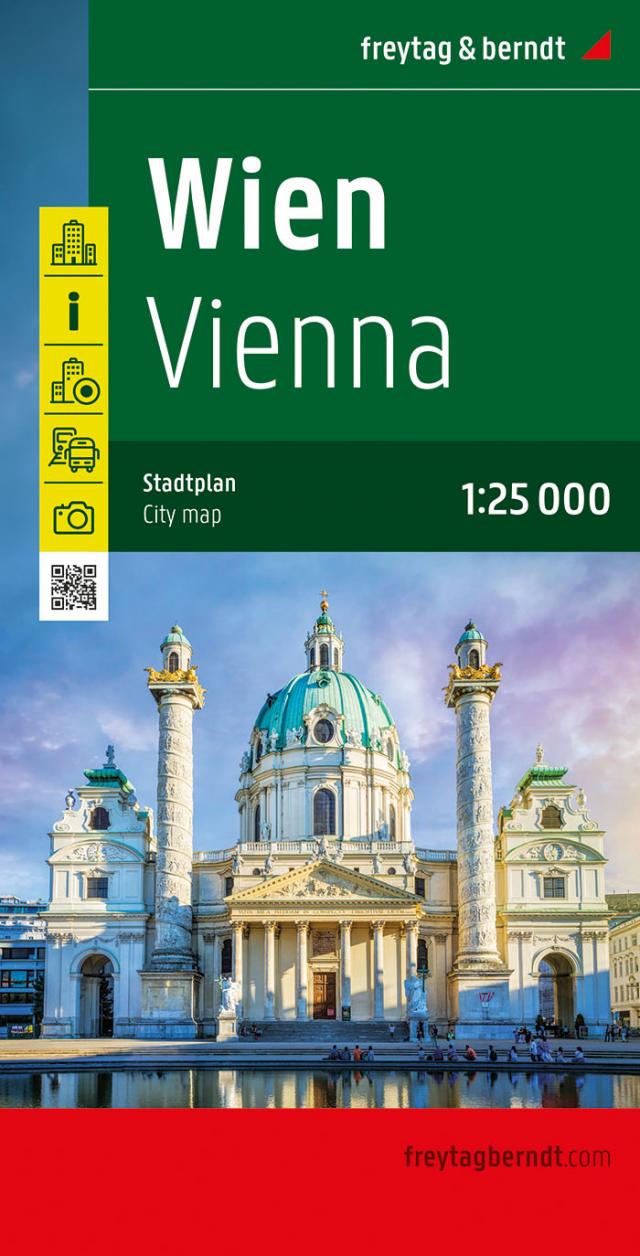 Wien, Stadtplan 1:25.000, freytag & berndt