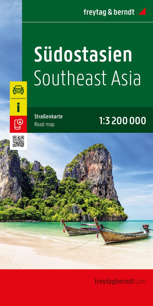 Südostasien, Straßenkarte 1:3.200.000, freytag & berndt