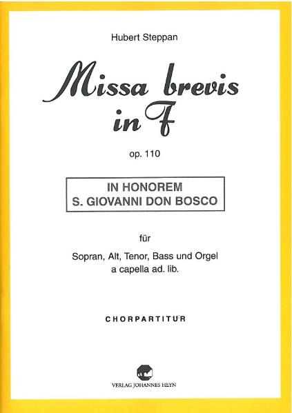 Missa brevis in F op. 110