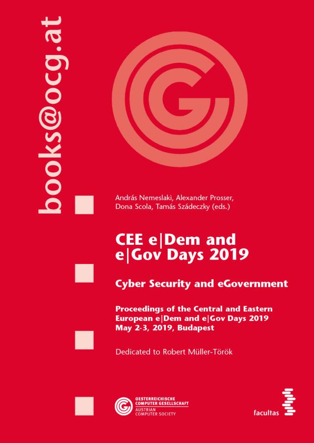 CEE e|Dem and e|Gov Days 2019