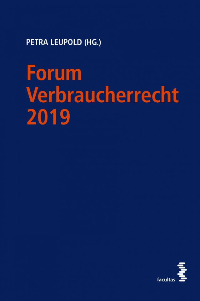 Forum Verbraucherrecht 2019