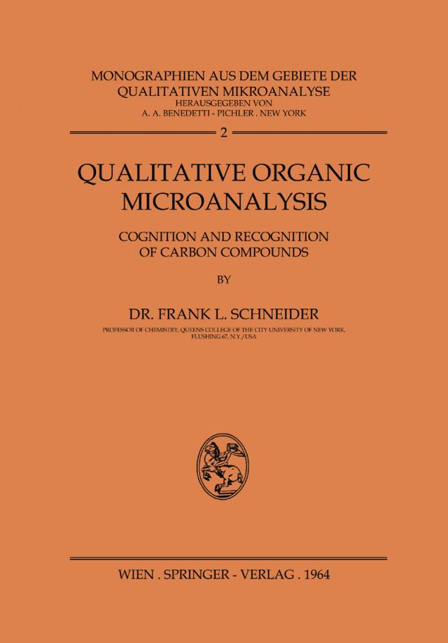 Qualitative Organic Microanalysis