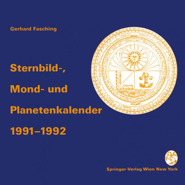 Sternbild-, Mond- und Planetenkalender 1991–1992