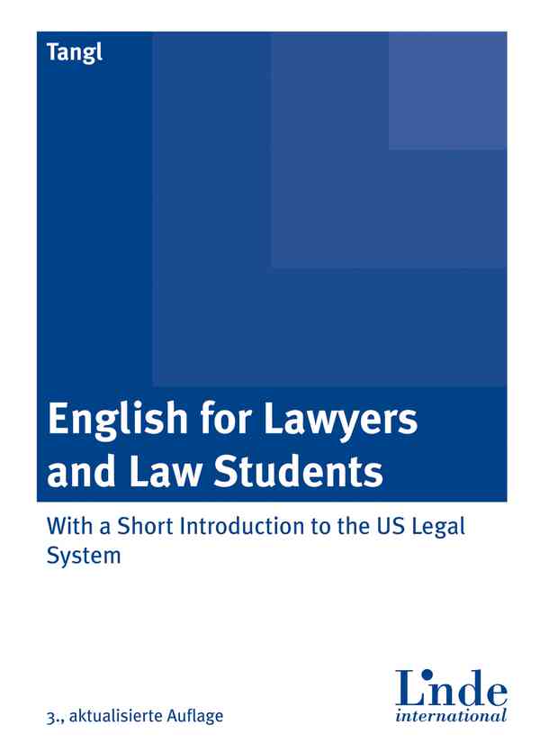 English for Lawyers and Law Students