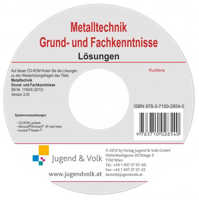 Metalltechnik / Metalltechnik - Grund- und Fachkenntnisse