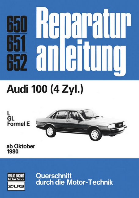 Audi 100  4 Zyl.  ab Okt. 1980