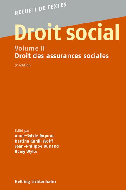 Droit social, Volume II