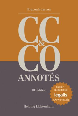 Code civil suisse et Code des obligations annotés (CC & CO) - Edition cuir et édition numérique