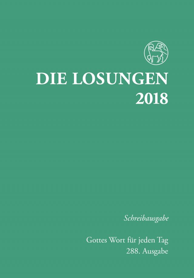 Die Losungen 2018. Deutschland / Losungen 2018
