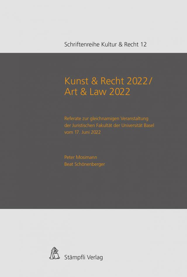 Kunst & Recht 2022 / Art & Law 2022