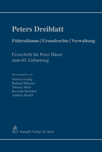 Peters Dreiblatt: Föderalismus | Grundrechte | Verwaltung