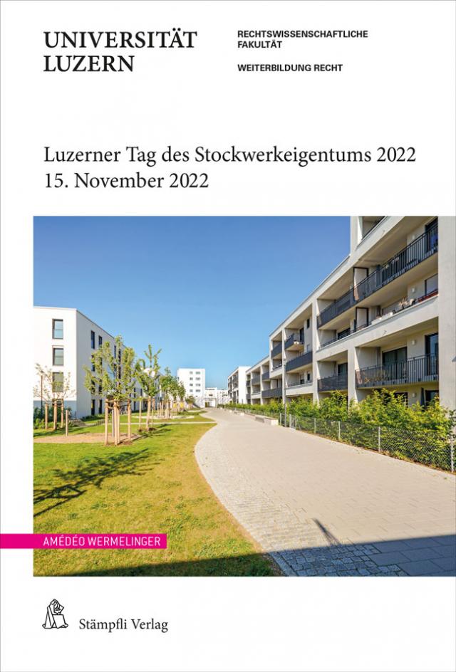 Luzerner Tag des Stockwerkeigentums 2022