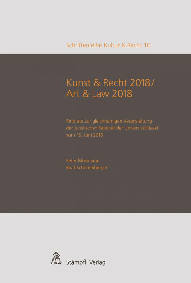 Kunst & Recht 2018 / Art & Law 2018