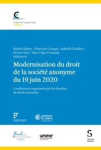 Modernisation du droit de la société anonyme du 19 juin 2020 Collection lausannoise  