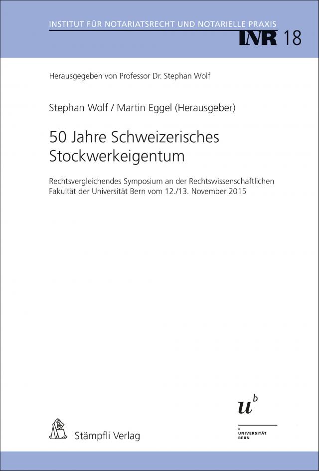 50 Jahre Schweizerisches Stockwerkeigentum