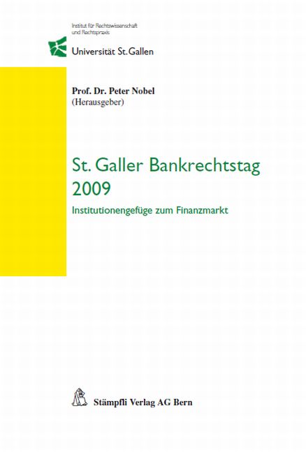 St. Galler Bankrechtstag 2009