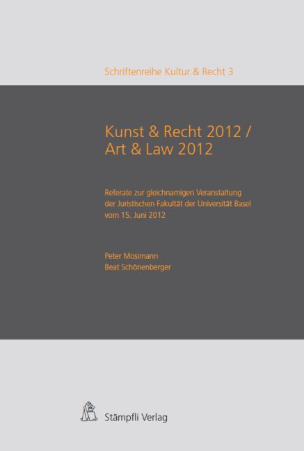 Kunst & Recht 2012 / Art & Recht