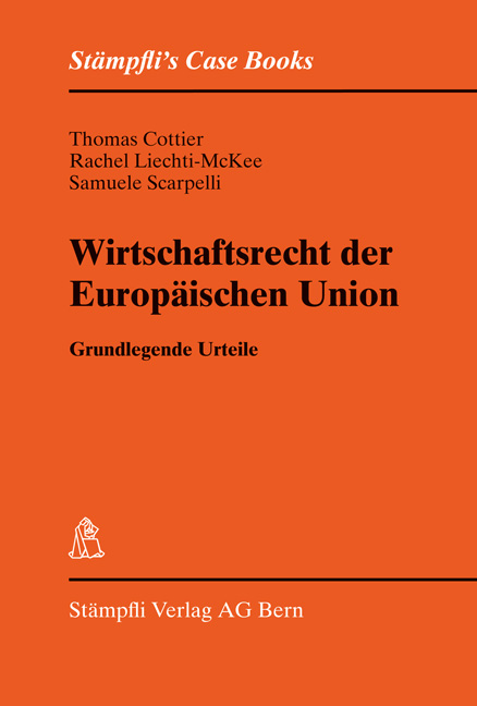 Wirtschaftsrecht der Europäischen Union