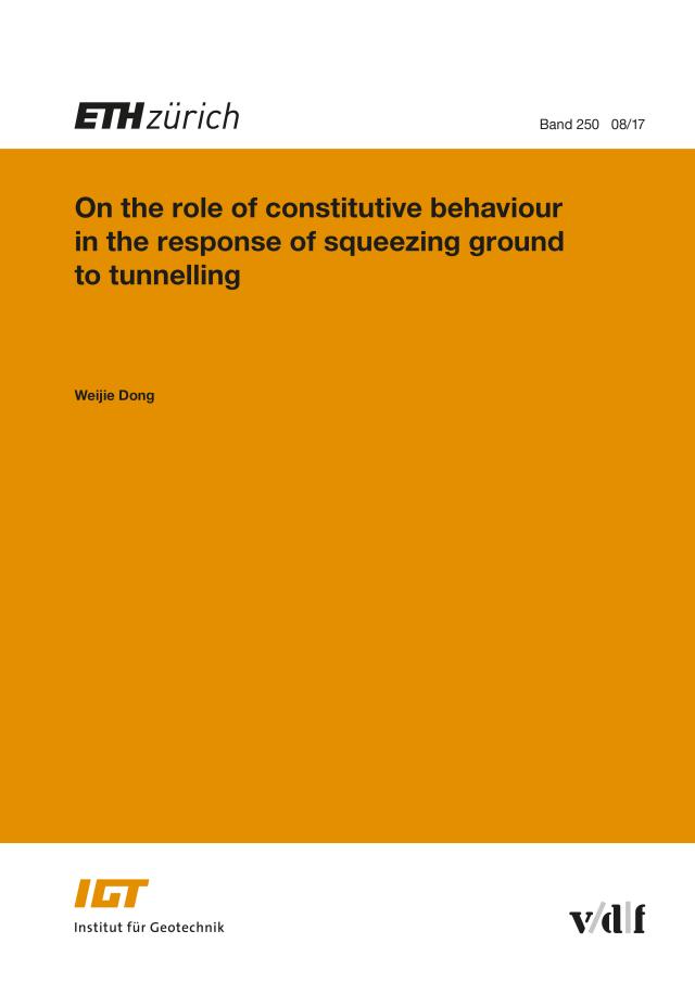 On the role of constitutive behaviour in the response of squeezing ground to tunnelling