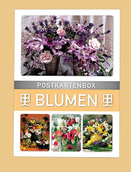 Postkartenbox Blumen