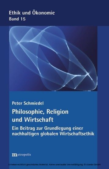 Philosophie, Religion und Wirtschaft