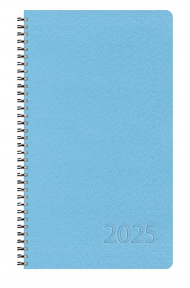 Taschenkalender Wochentimer Small Blau 2025