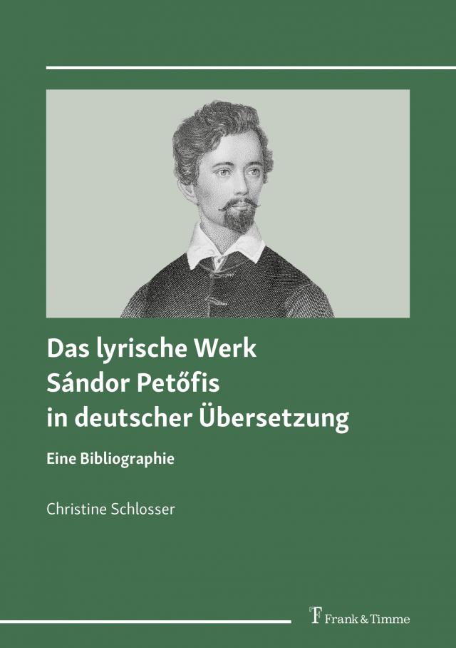 Das lyrische Werk Sándor Petőfis in deutscher Übersetzung