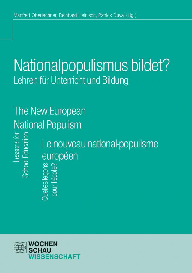 Nationalpopulismus bildet? Lehren für Unterricht und Bildung